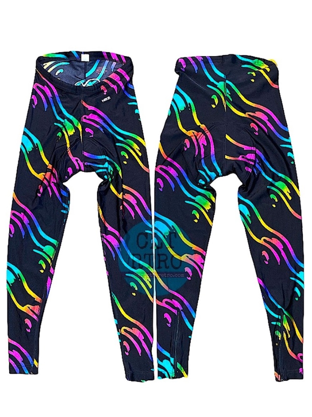 80s 90s vtg NIKE Spandex Cycling Pants